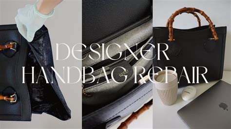 gucci repair bags|repairing vintage Gucci handbag.